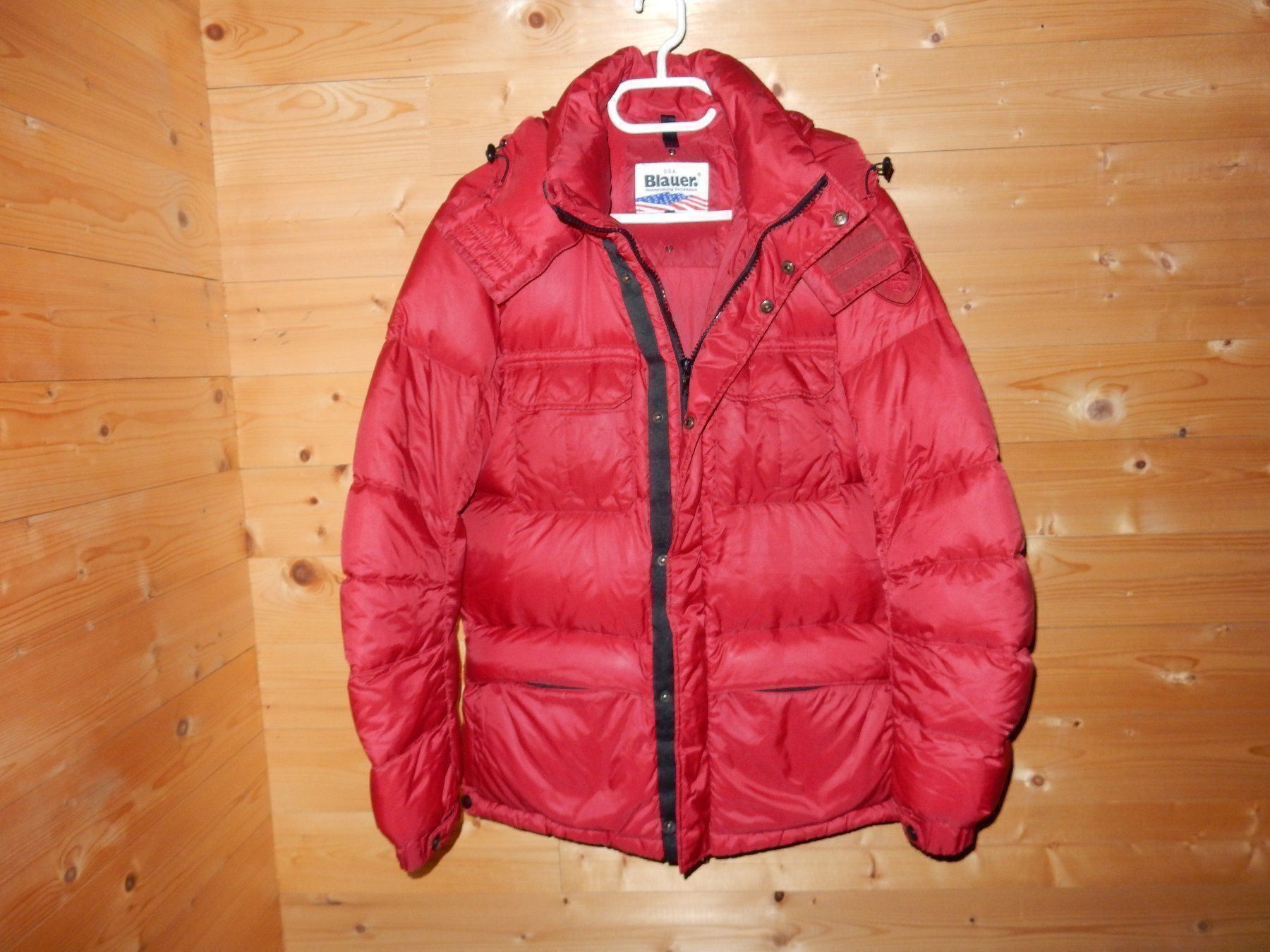 Jacken: Daunenjacke BLAUER U.S.A., Gr. L – Gebraucht aus St.Gallen von regenbogen5