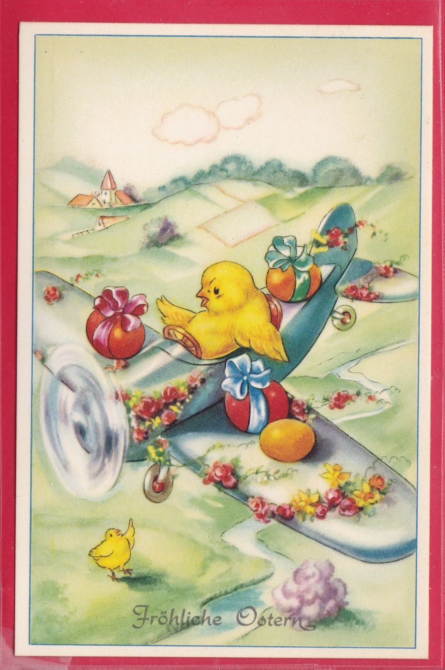 Cartoline postali: FRÖHLICHE OSTERN – Usato da Oberrieden venduto da Gebirgsstelze
