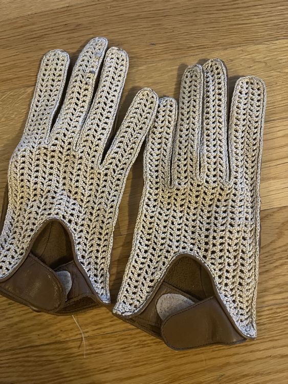Gants & mitaines : Handschuhe Lederhandschuhe Gr. 7,5 beige/braun, Vintage – D'occasion à Rüschlikon par leo_mwz2 5