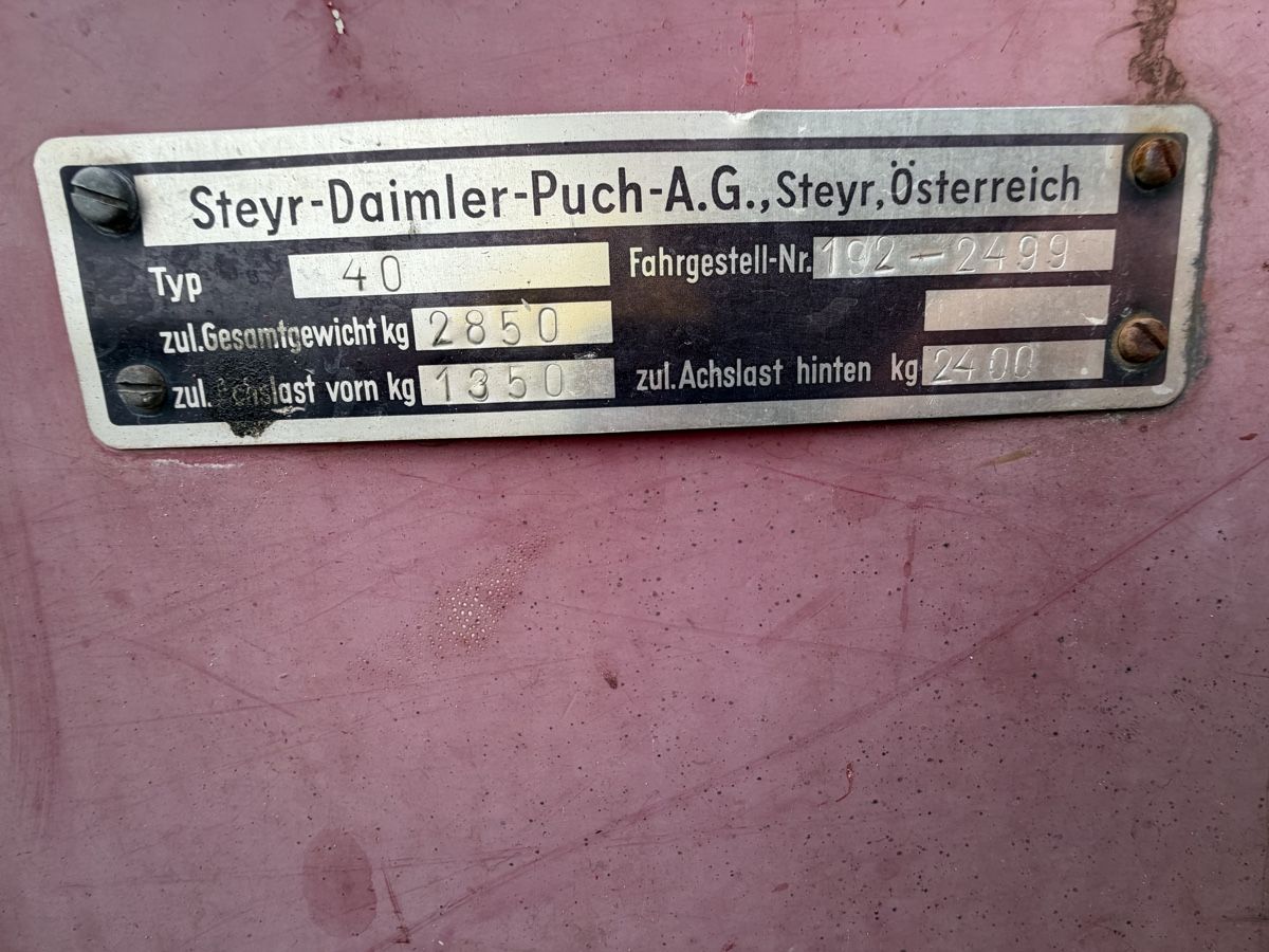 Steyr Trattori: Traktor Steyr Typ 40  – Usato da Niederbipp venduto da baggerch 4