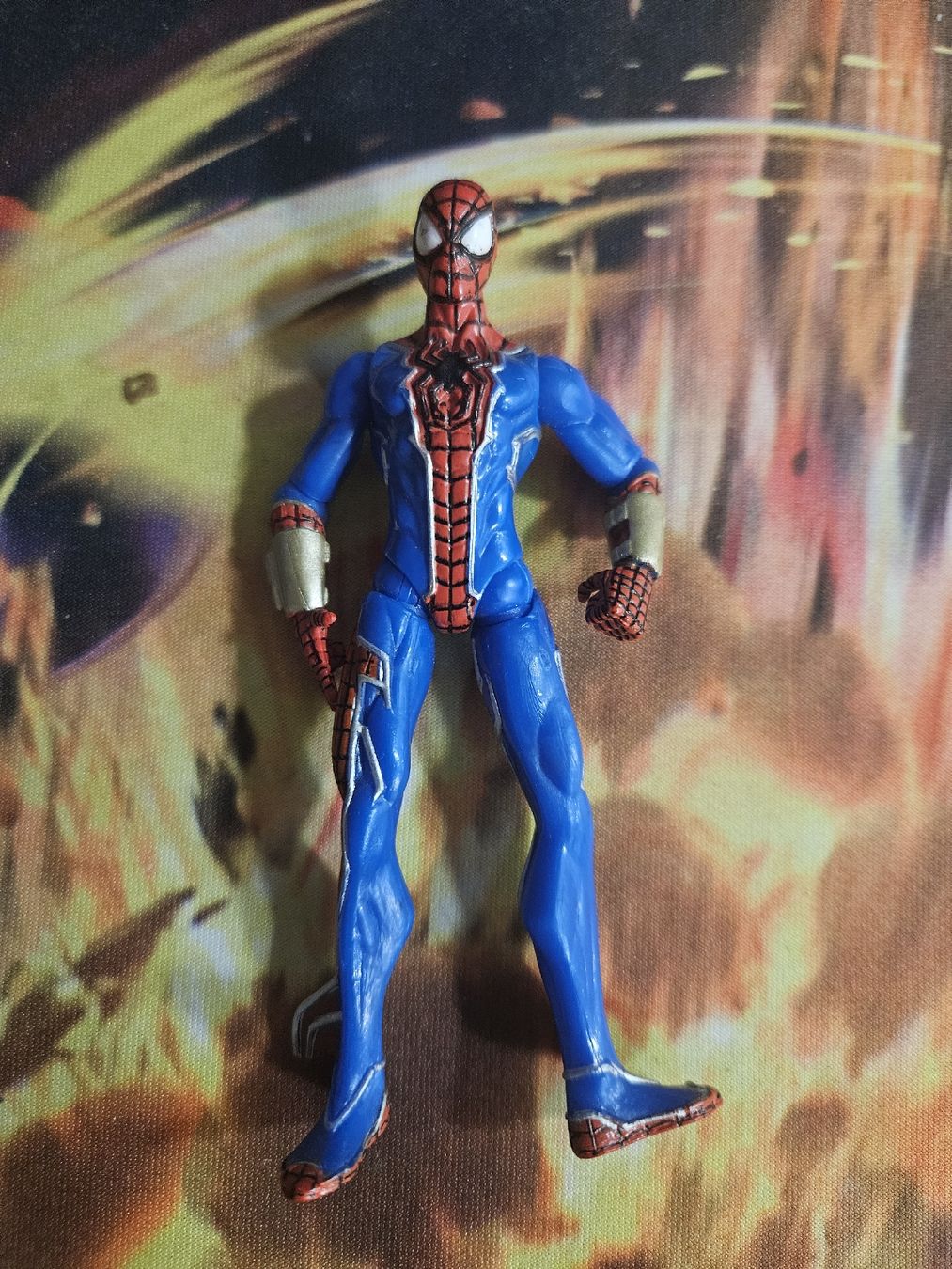 Giocattoli: Spider-Man Actionfigur, blau-rot, gebraucht - ein Muss! – Usato da Liestal venduto da CrystalCardToyShop