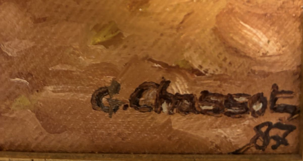 Gemälde: G.CHASSOT ( 20eme) – Gebraucht aus Sion von pasadena1914 2