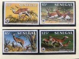WWF Senegal 1986 Damagazelle Satz postfrisch