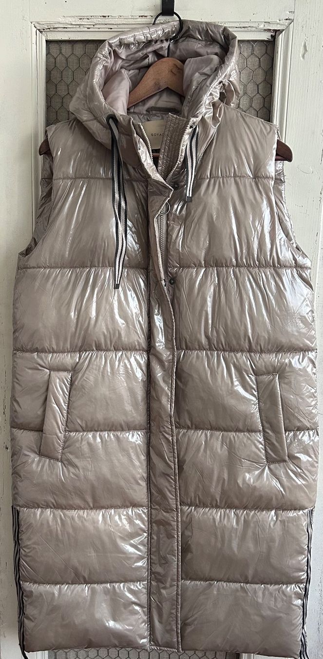 Gilet & Giacche senza maniche: Long gilet doudoune beige – Nuovo (secondo la descrizione) da Vouvry venduto da tintin2308