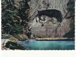 Luzern Löwendenkmal ca. 1950