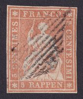 Strubel 22Aa / 22A1 gestempelt mit Befund, Kat: 2250.-