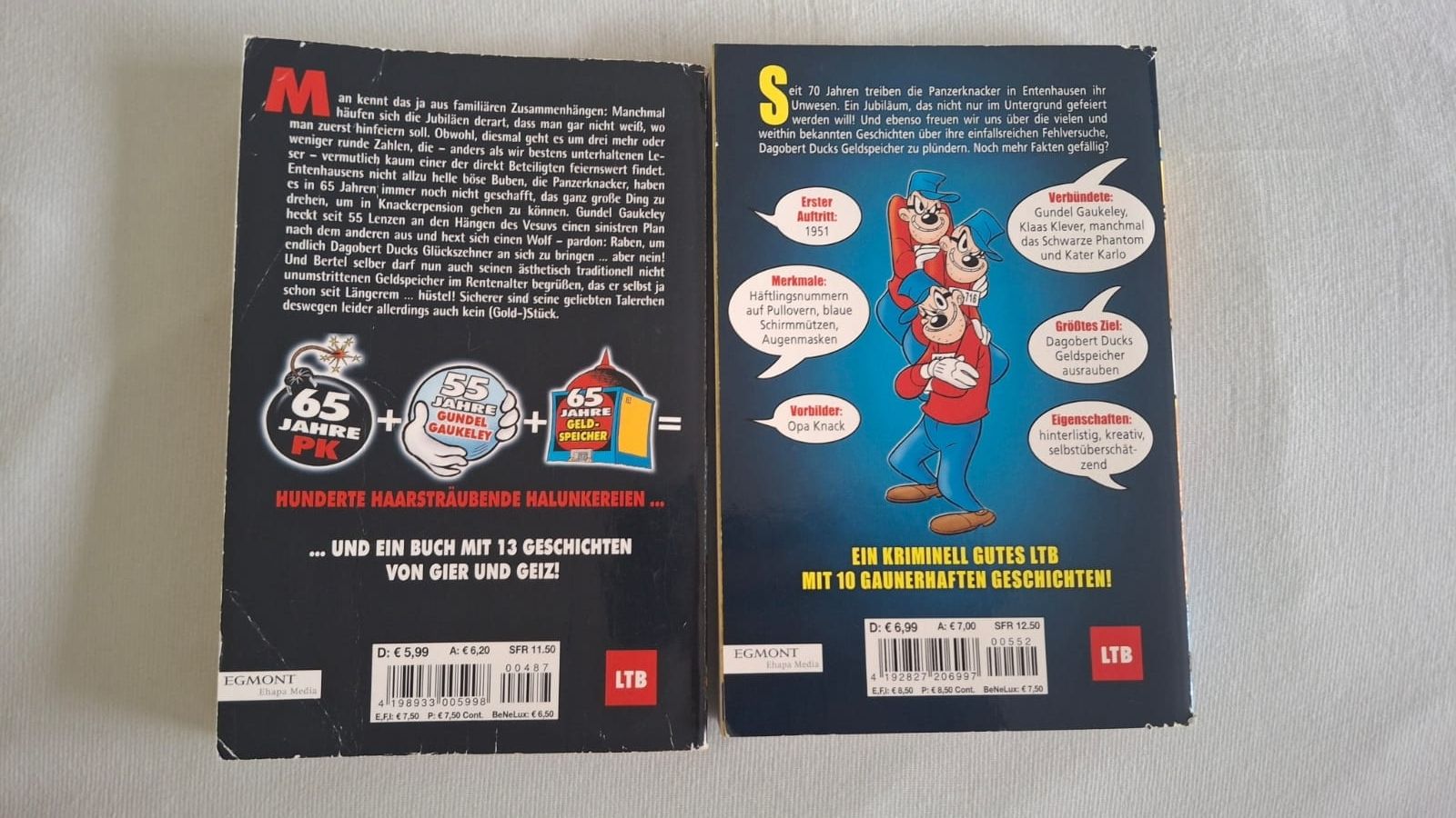 Fumetti: 2 LTBs Thema Panzerknacker Band 487 und 552 – Usato da Adliswil venduto da schoggibrot 1