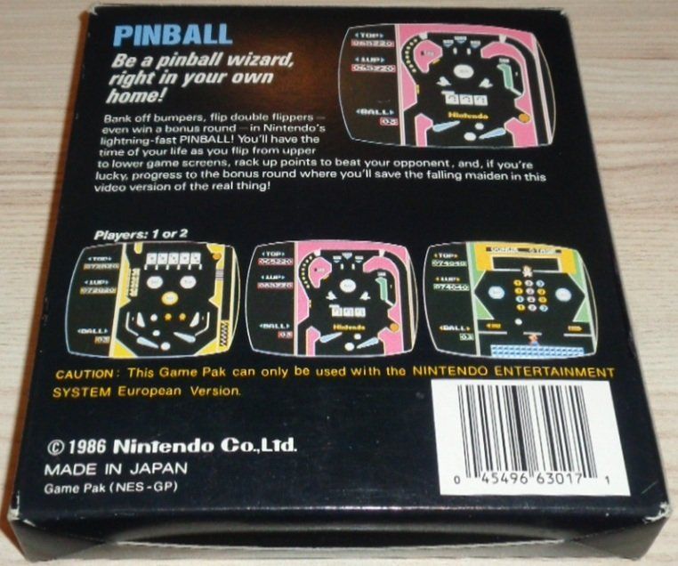 Nintendo Spiele: Pinball (NES) – Gebraucht aus Thun von Gameparadise 1