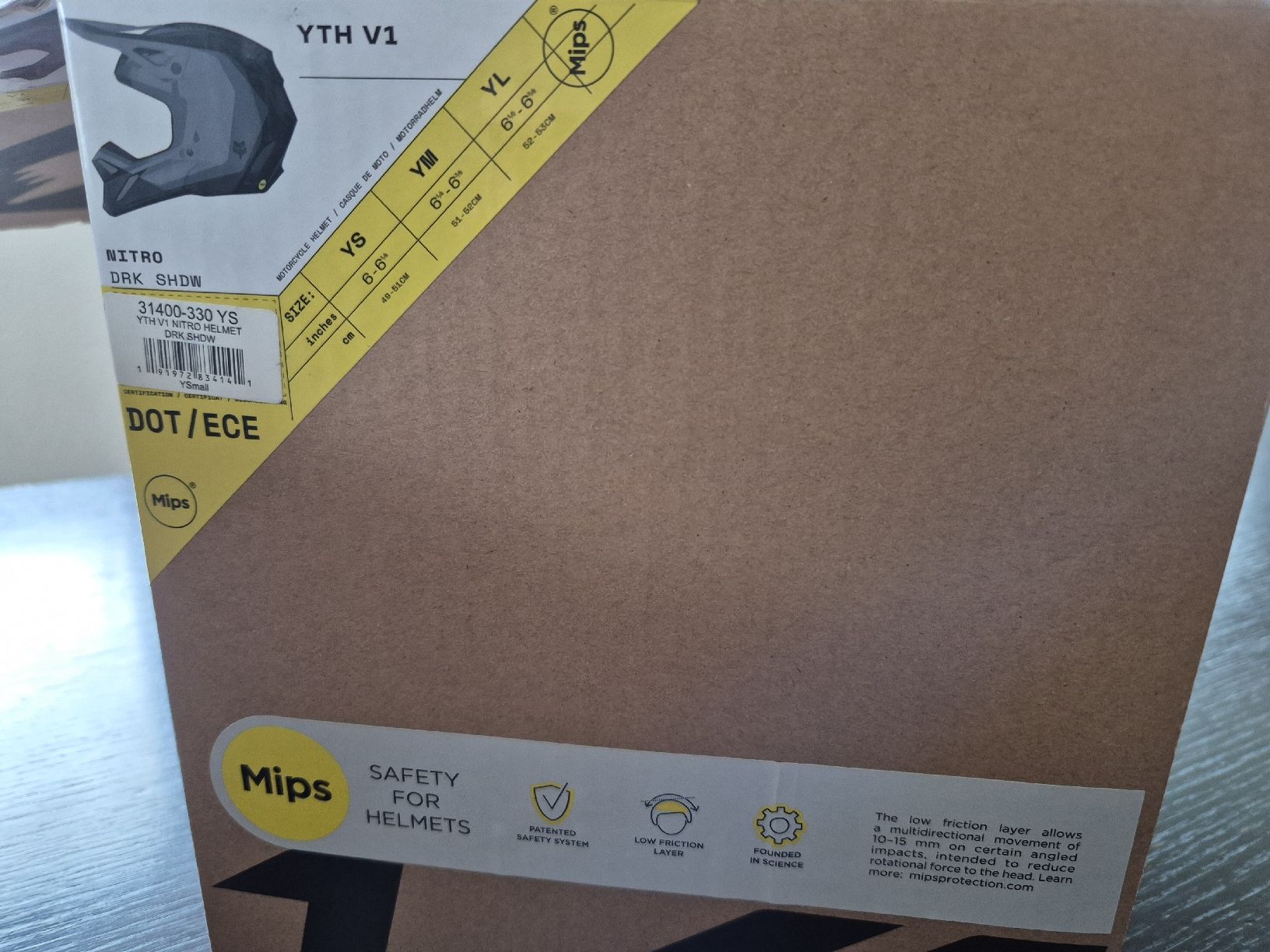 Fox Caschi & visiere: Fox V1 Helm – Nuovo e nell'imballaggio originale da Galgenen venduto da annabelle80 8