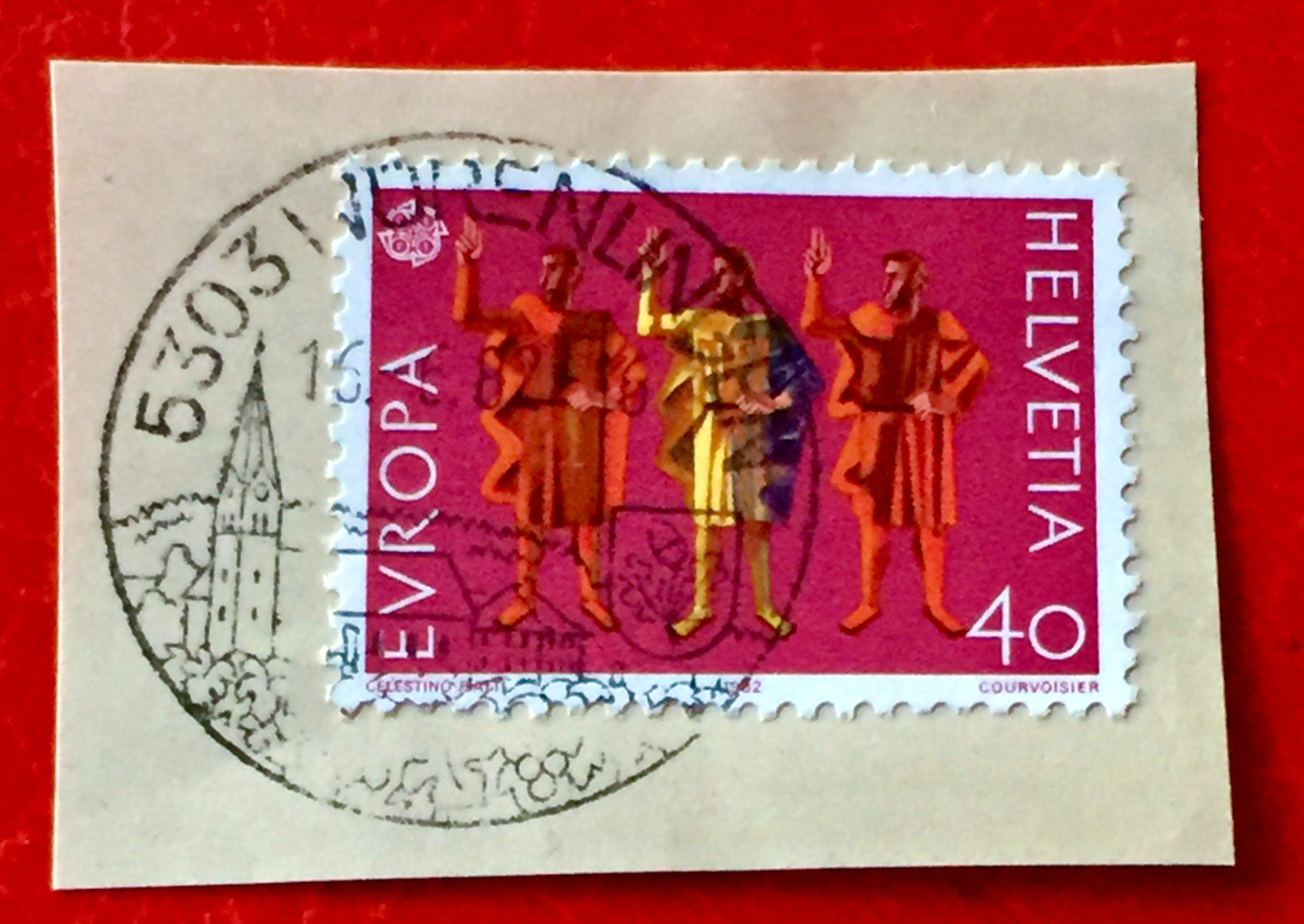 Tutti i francobolli: CH BRIEFMARKEN VOLLGESTEMPELT  Würenlingen  – Usato da Aarau venduto da Billa007