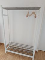 IKEA Garderobe TJUSIG  - weiss mit Schuhablage