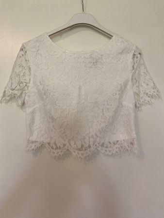 Bluse Spitze gr 34/36