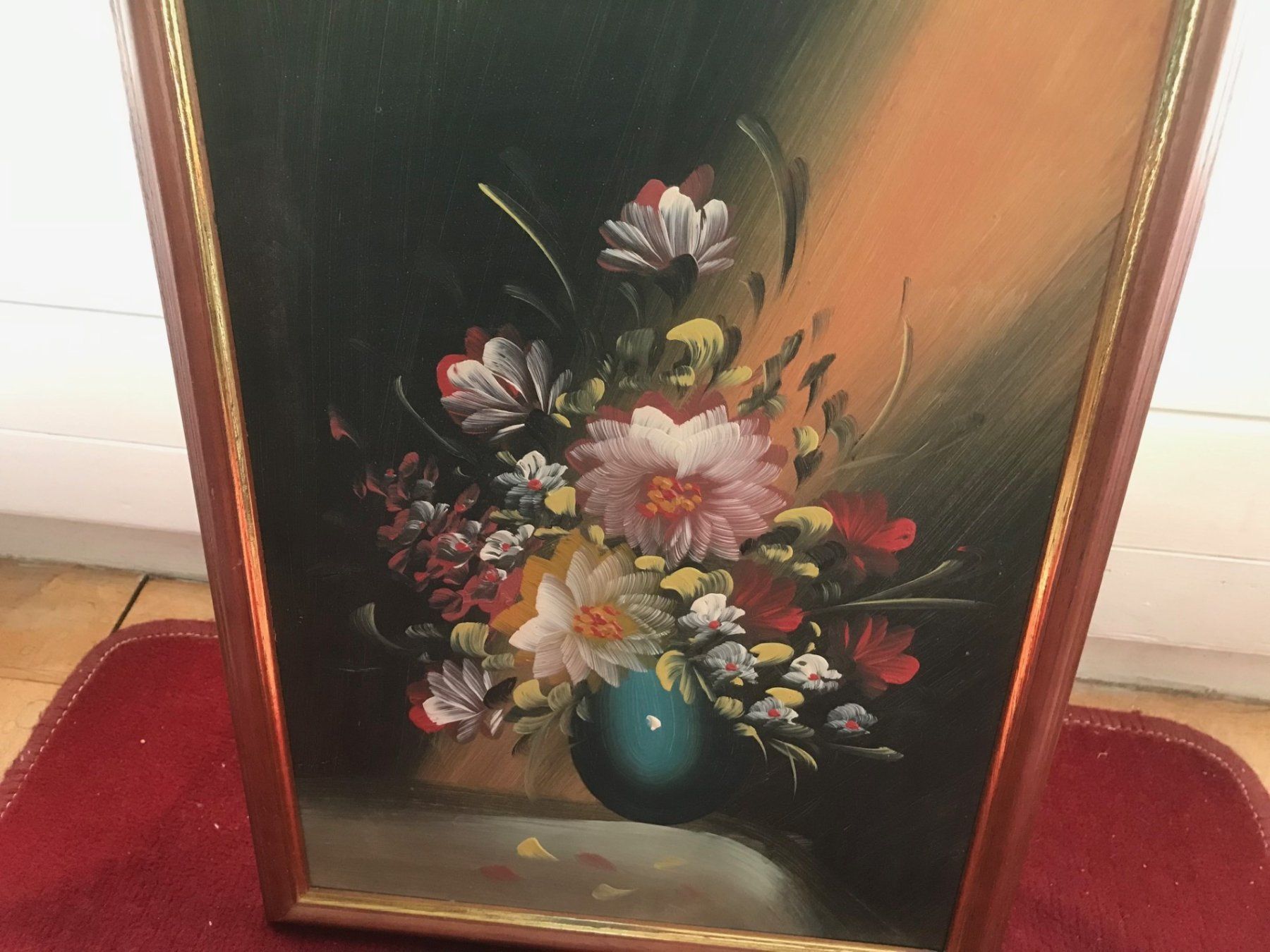Dipinti: Très beau Tableau – A Fleurs Variables – Usato da GENÈVE venduto da Lili-90