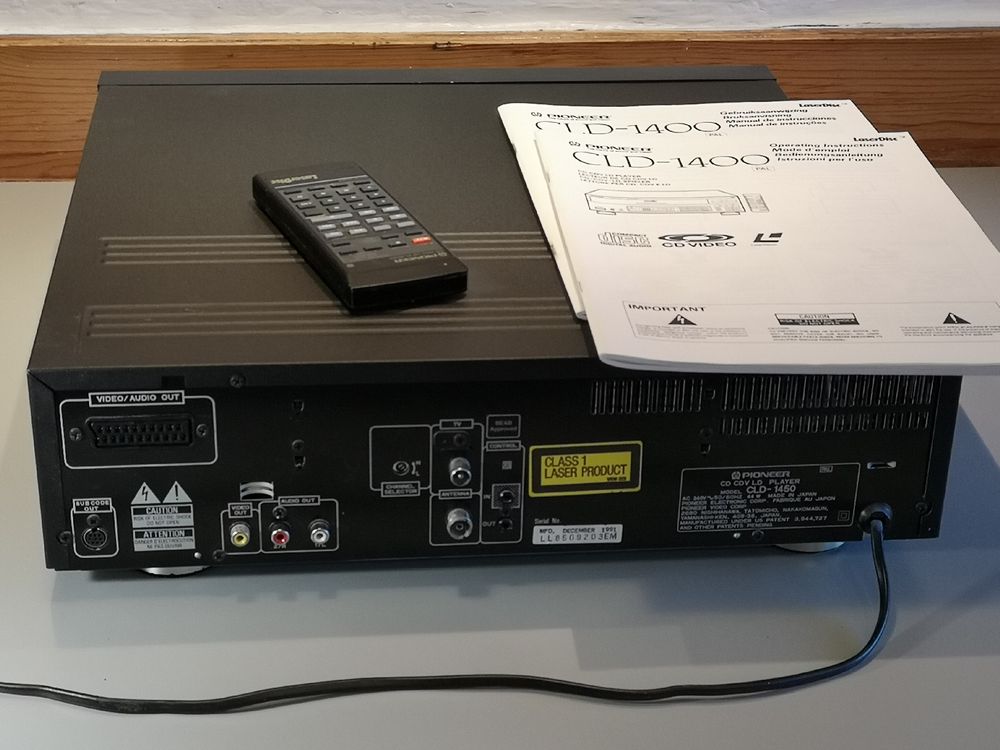 Lecteur Laserdisc Pioneer Cld S310F À VENDRE! - FR