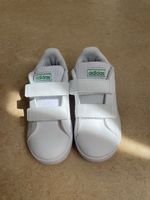 Adidas Advantage Kinderschuhe Weiss/Grün Gr. 25 neuwertig So