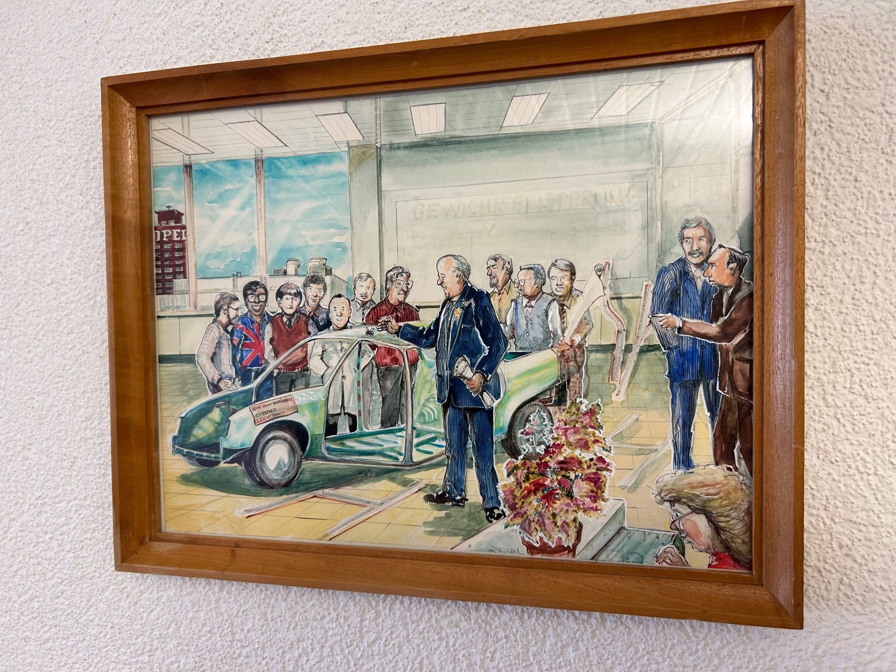 Dipinti: Auto Prototyp Präsentation Original handgemalt – Usato da Rheineck venduto da emma.gut 6