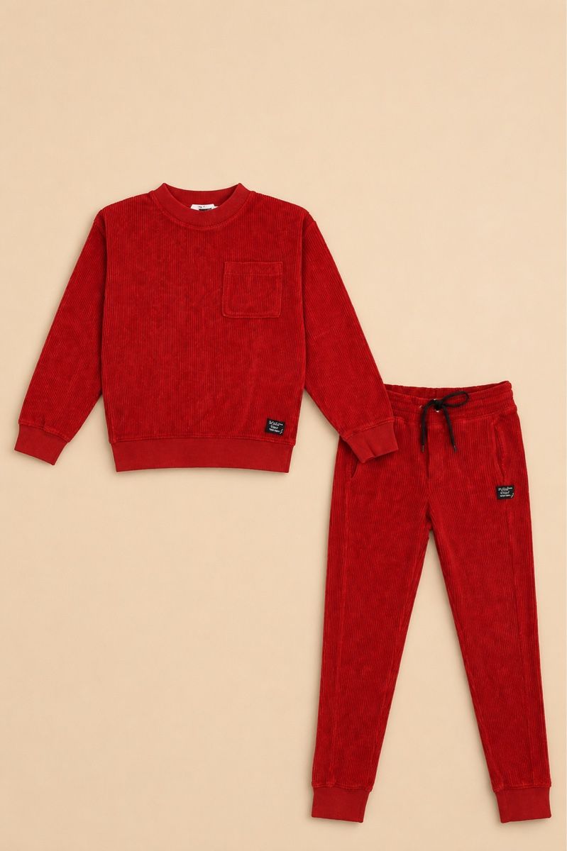 H&M Completi: ENSEMBLE EN MAILLE ENFANT ROUGE – Nuovo (secondo la descrizione) da Lausanne venduto da mar_6snp 1