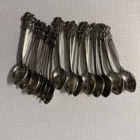Rolex Löffelete, 10 Souvenirloeffel Schweiz, gebraucht