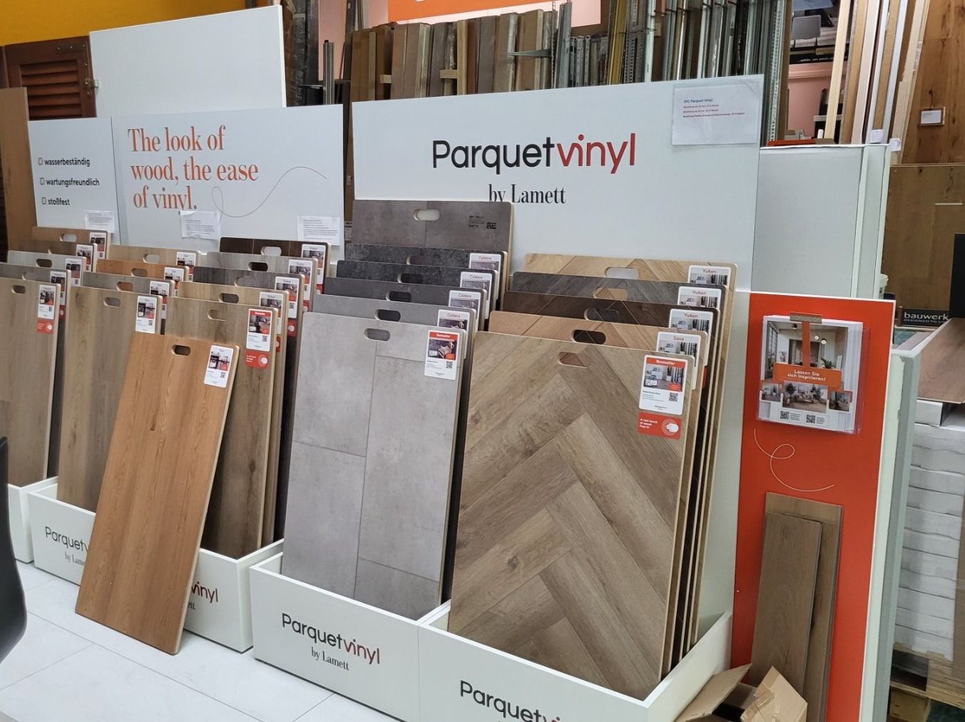 Rivestimenti per pavimenti: Vinyl Wasserfeste SPC Träger Dekor eiche hell fr. 28.90 m2 – Nuovo e nell'imballaggio originale da Rothrist venduto da swiss-laminat 4