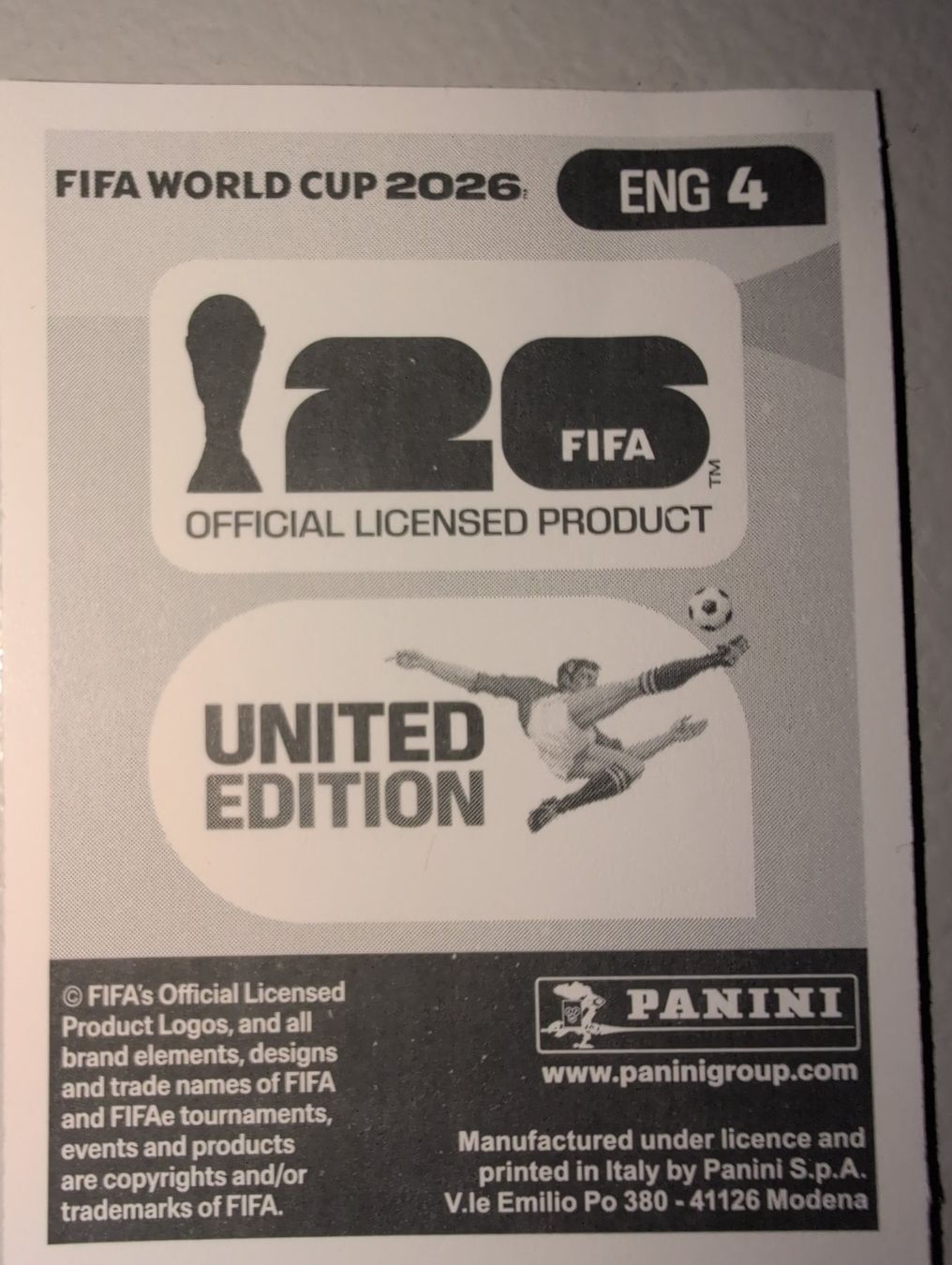 Panini Carte collezionabili: Panini Sticker FIFA ENG 4 – Nuovo (secondo la descrizione) da Dübendorf venduto da SomeEnd 1