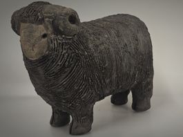 " Schwarzer Schafsbock"    *** Ueli Schmutz (1932-2024) ***