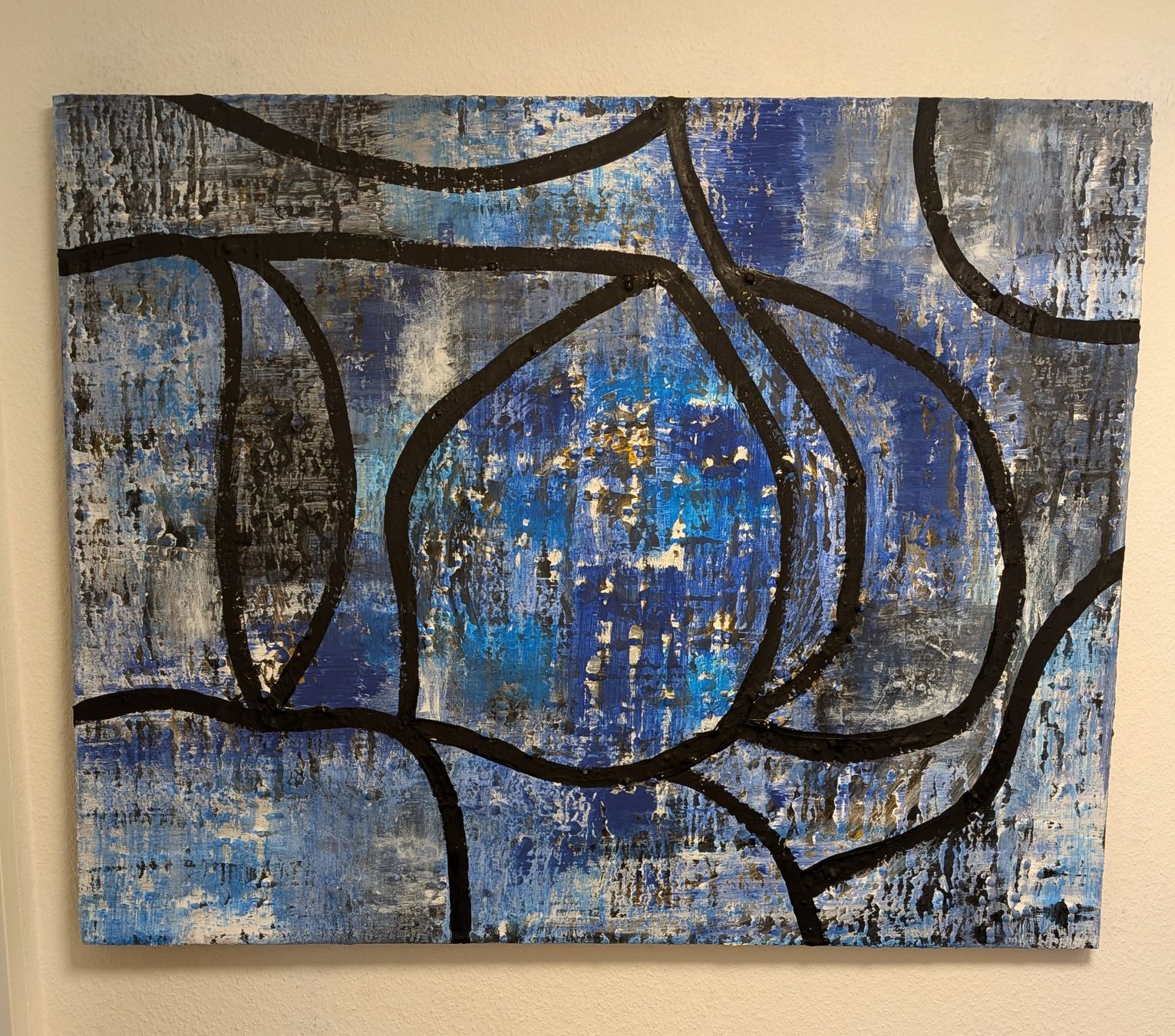 Dipinti: CC Art "Face" 80x100cm auf Leinwand, handmade – Nuovo (secondo la descrizione) da Oberwil venduto da CC_ART 2
