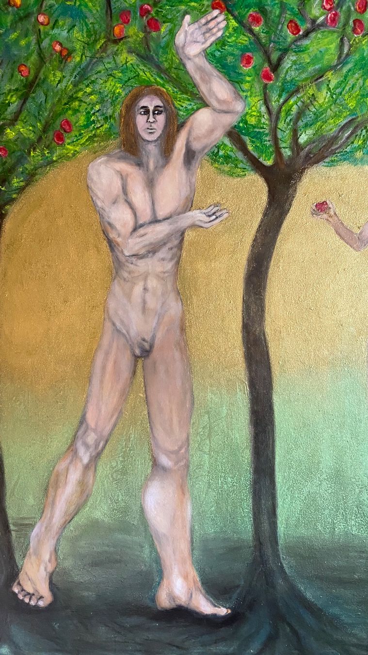Dipinti: Oil Bild /Erbsünde/Kunst Doks – Nuovo e nell'imballaggio originale da Beromünster venduto da dok_b8mf 3
