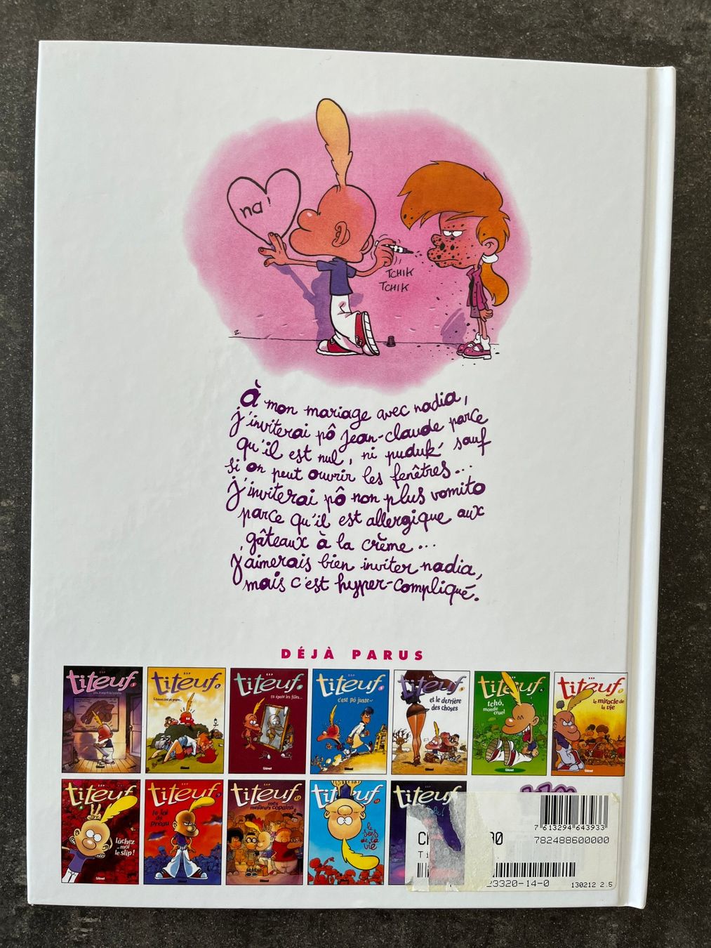 Fumetti: BD TITEUF 10 " NADIA SE MARIE" – Usato da Bassecourt venduto da keenfind 2
