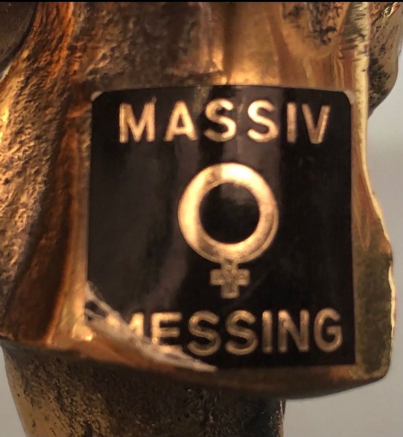 Skulpturen & Statuen: Massive Messing Mann – Gebraucht aus Olten von sportwelt 1