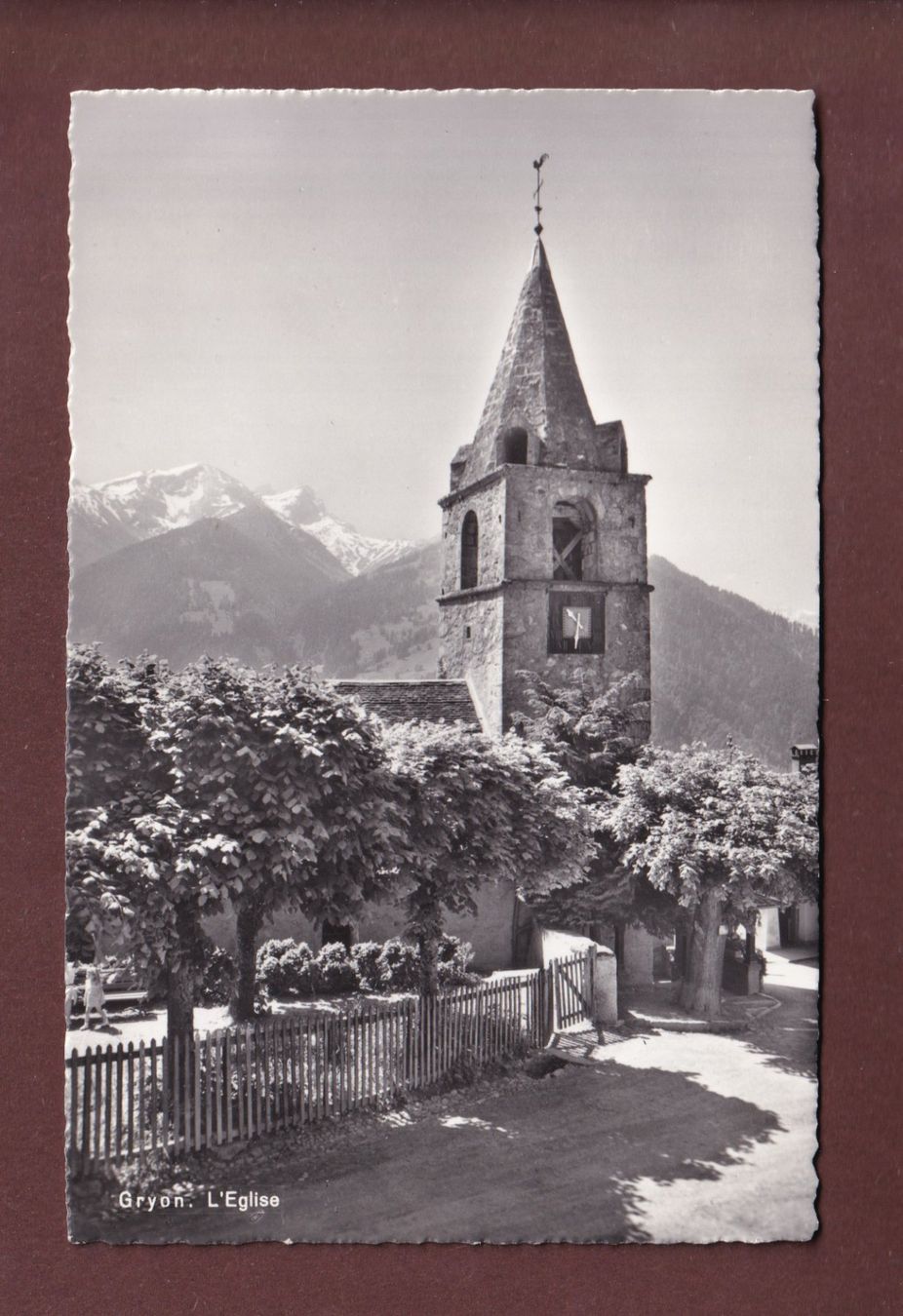 Ansichtskarten: GRYON - L'Eglise – Gebraucht aus Pully von nicecards-shop