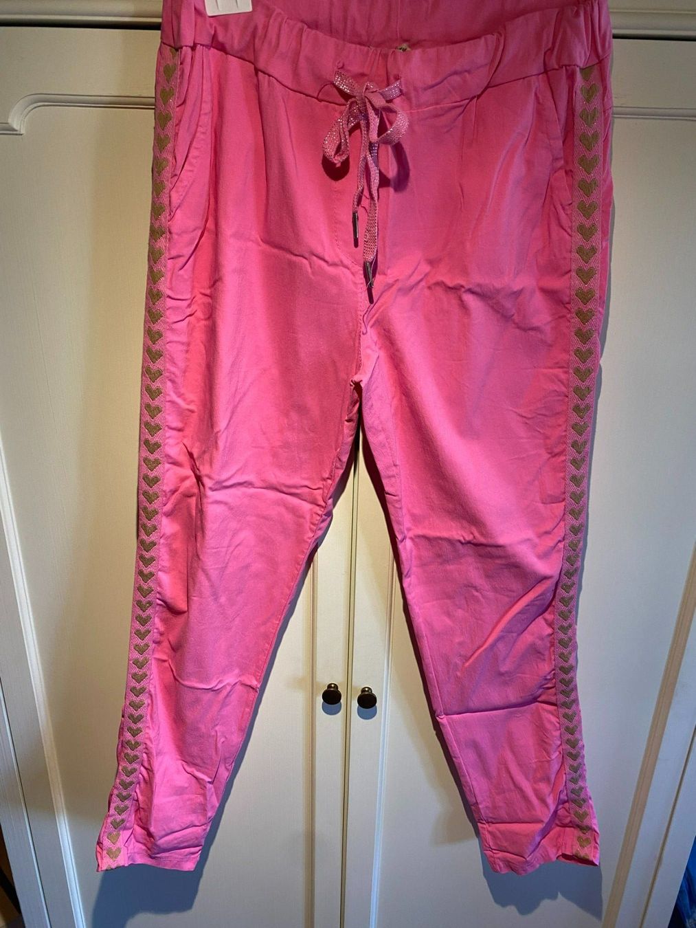 Pantaloni: DAMEN SOMMER- STOFFHOSE- PINK – Nuovo e nell'imballaggio originale da Meienried venduto da ManuelaBoutique 1