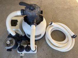 Intex QX2100 Sandfilteranlage mit Salzwassersystem
