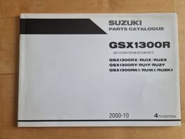 Suzuki GSX1300R Hayabusa Teilekatalog, 2000-2010 TOP!