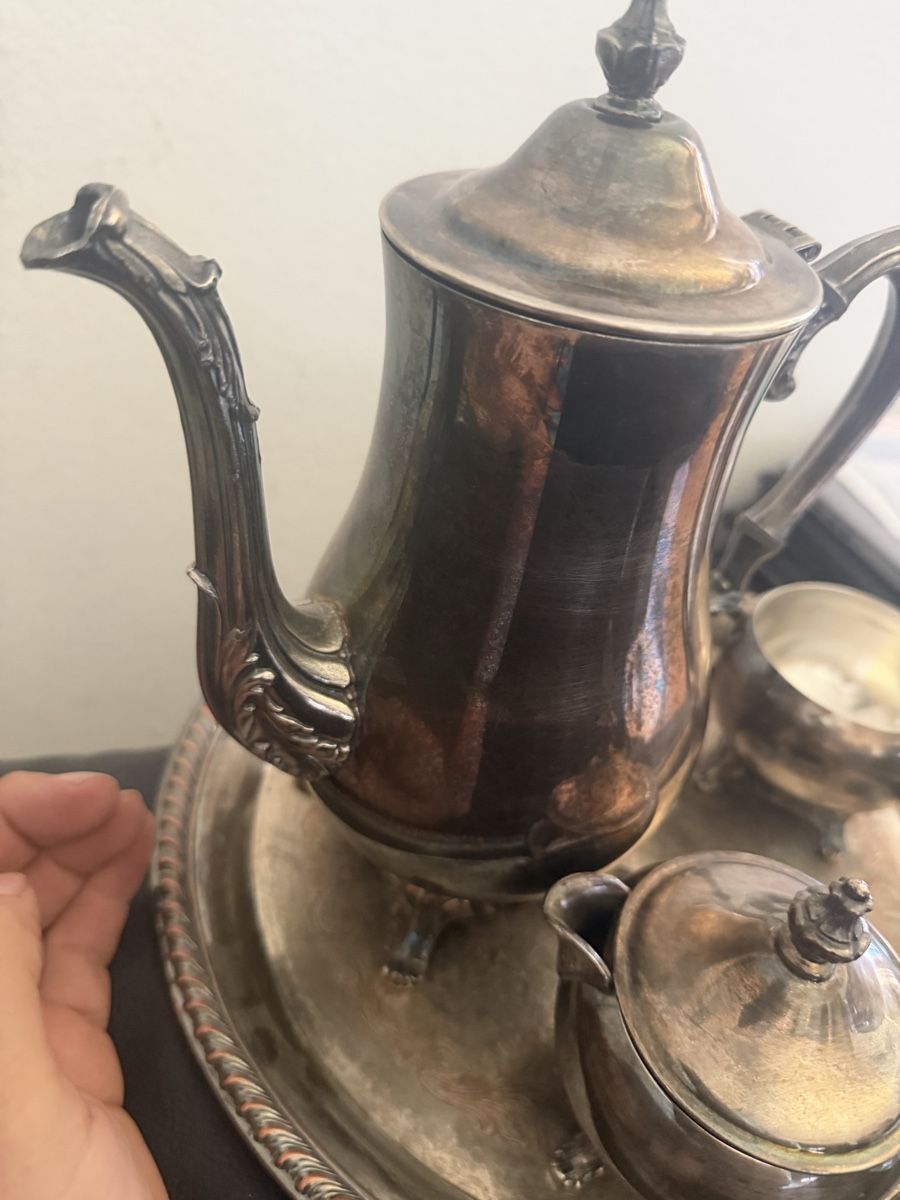 Geschirrsets: Tee- Kaffeeservice auf Serviertablett ! – Gebraucht aus Baden von noli.r 5