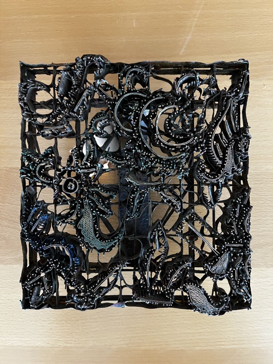 Sculture & Statue: Batik Kupferstempel  Java Textilien Indonesien Asien UNESCO – Usato da Moehlin venduto da Balirain