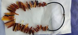 Amber Necklace unique shape