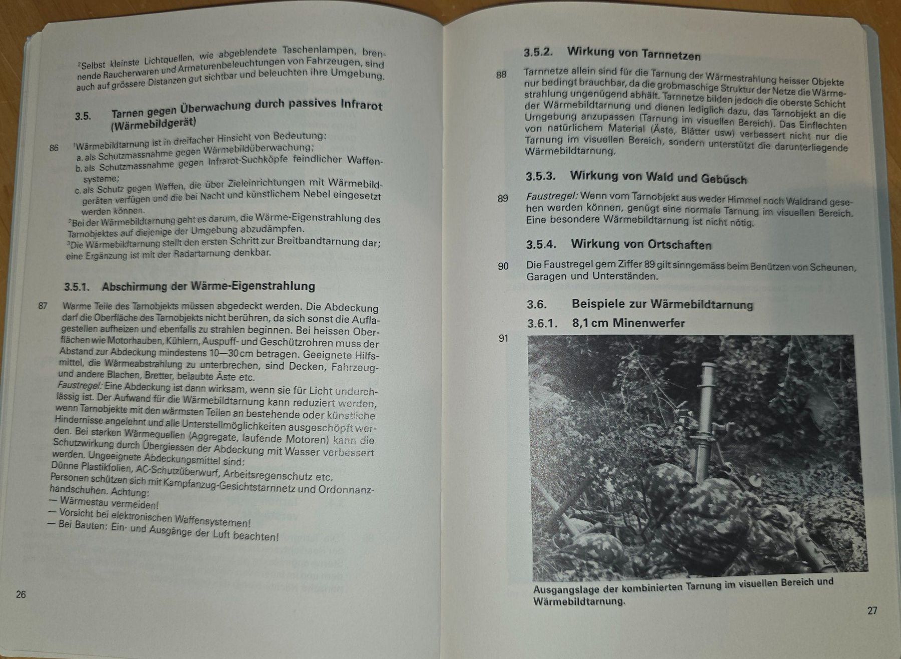 Bücher: Reglement 51.21 d der CH Armee > Tarnen – Gebraucht aus Obermumpf von oiskypoisky 4