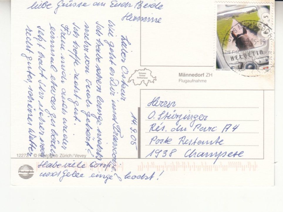 Cartoline postali: Männedorf 2005 – Usato da Bürglen TG venduto da StampGraf 1