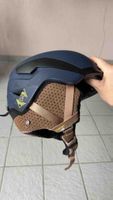 Casque de ski Salomon bleu, état acceptable
