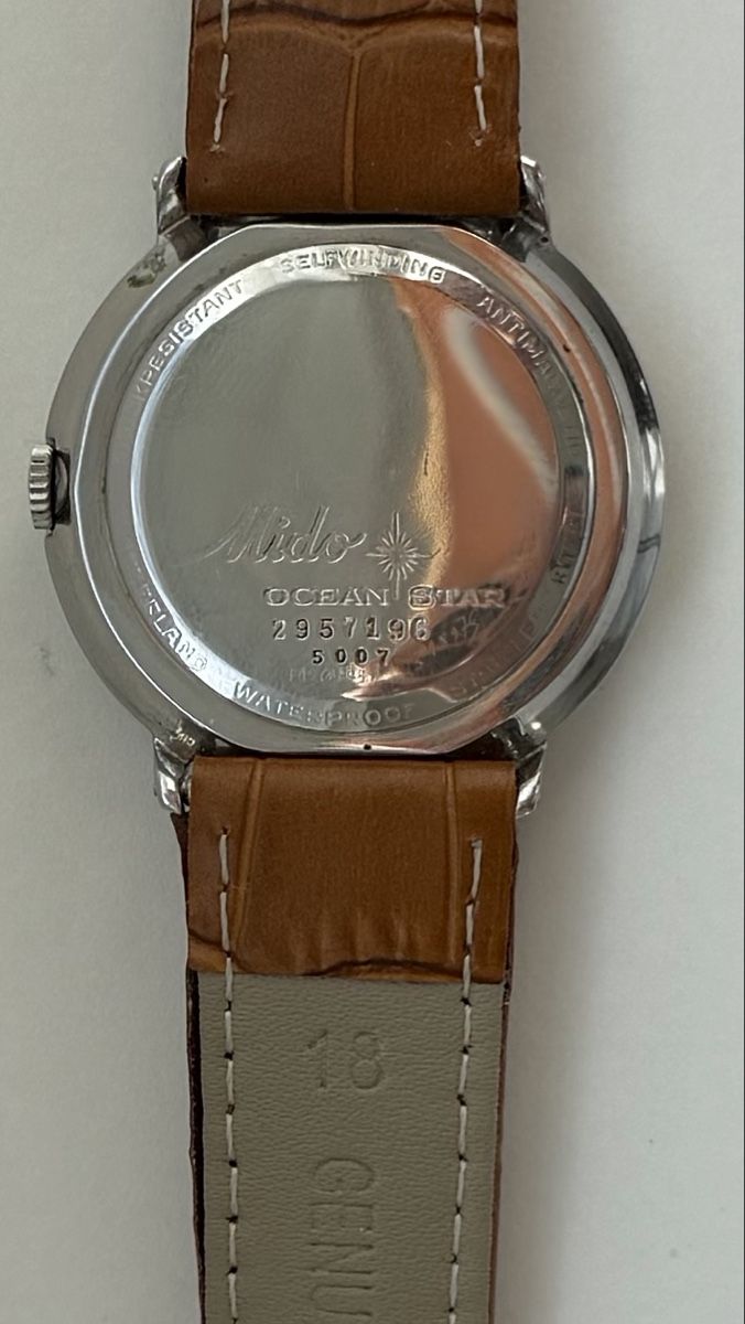 Mido Montres: Mido Ocean Star Automatic Powerwind 35,5 mm mit Krone  – D'occasion à Zürich par Fidel59 6
