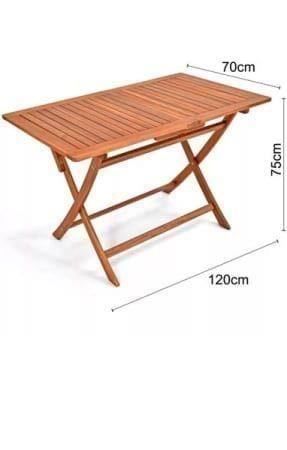 Tische: +Gartensitzgruppe Akazien holz 5 Tlg – Neu und originalverpackt aus Amriswil von JaJa-Express 8