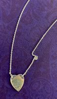 GUCCI-Halskette aus 925er Silber mit Herzanhänger
