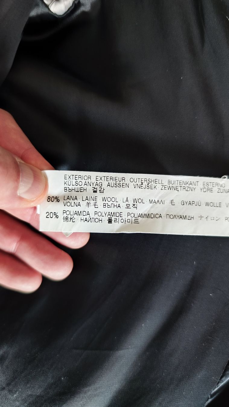 Zara Cappotti: Herrenmantel - Wolle Zara L – Usato da Wabern venduto da miso.bekes 1
