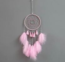 Schöner Traumfänger ohne Licht | Dream-Catcher pink