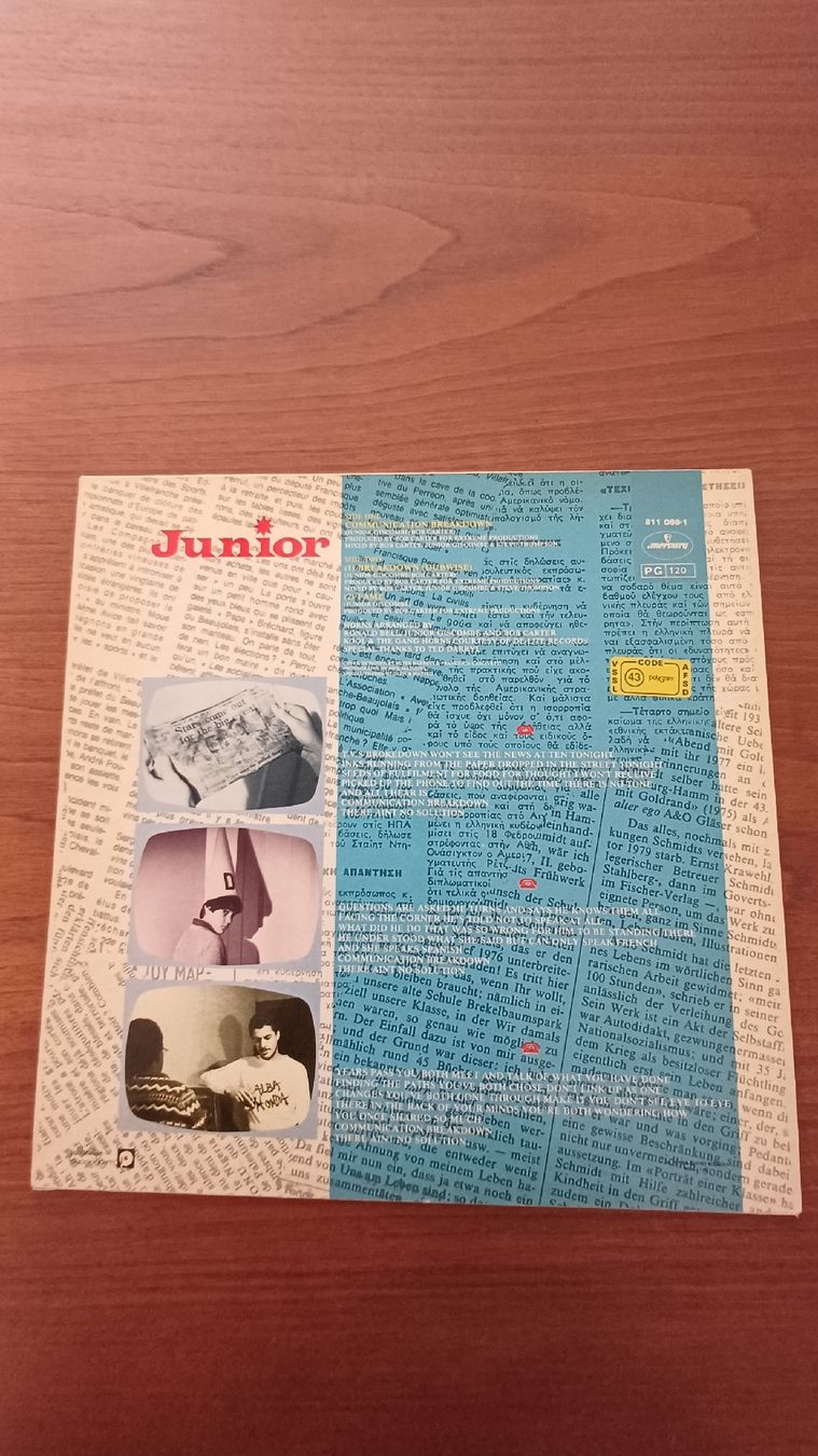 Dischi in vinile: Communication breakdown de Junior – Usato da Genève venduto da njia 1