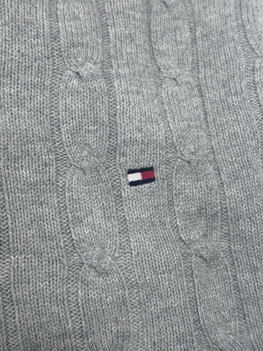 Tommy Hilfiger Maglioni & Felpe: Herren Tommy Hilfiger Strickpullover, grau, Grösse XL – Nuovo (secondo la descrizione) da Arnegg venduto da PascalHelfenberger 3