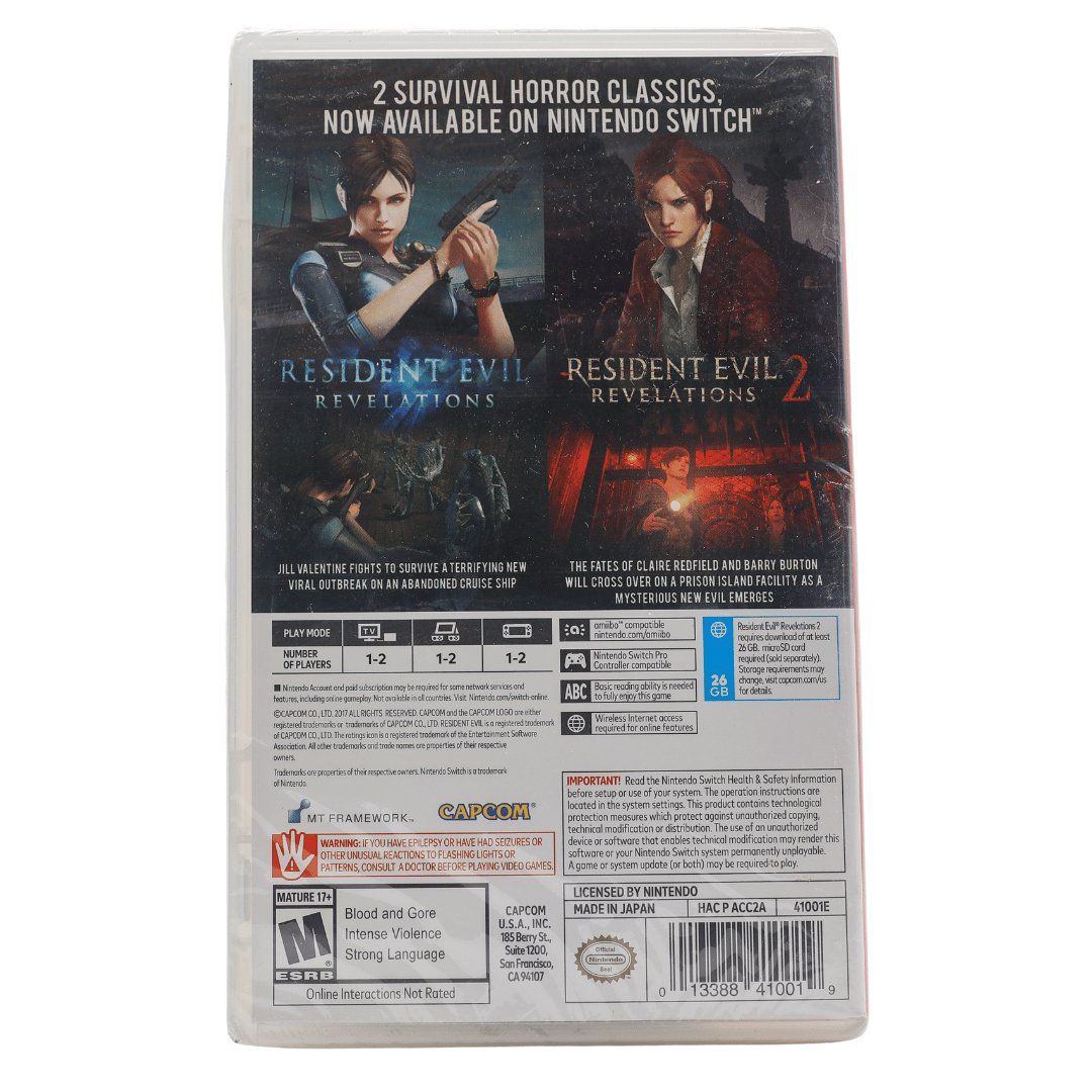 Jeux: Resident Evil Revelations Collection NTSC - Switch - NEW – Neuf avec emballage d'origine à Paudex par dindeboy 1