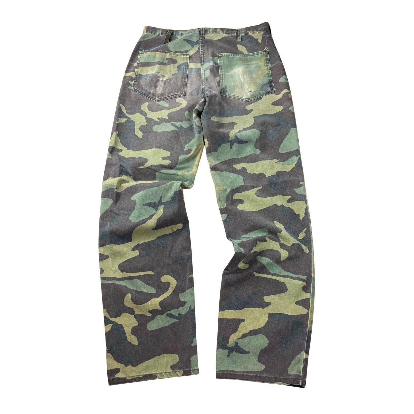 Pantaloni: Vintage Washed US Army Camo Hose  - M – Usato da Herisau venduto da 1asupply 2