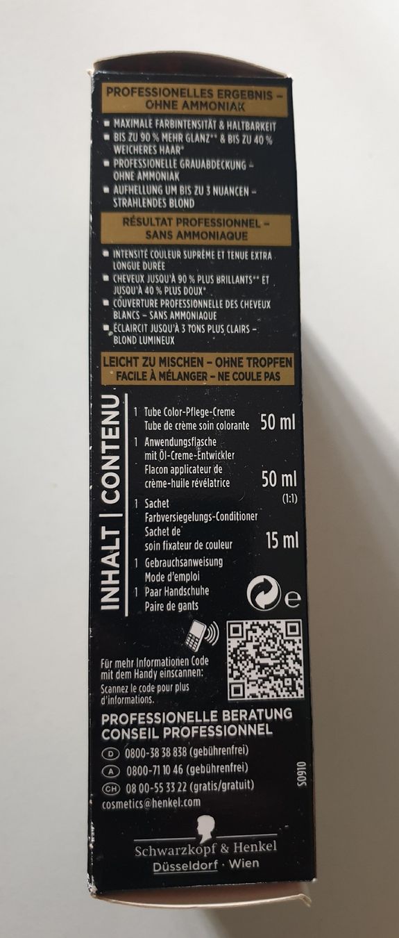 Färbemittel: Syoss Oleo Intense 9-10 Helles Blond - Neu & Original! – Neu und originalverpackt aus Reinach BL von Silvester1900 2