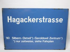 Emailschild Haltestelle Hagackerstr. Dietikon Oetwil Gerolds